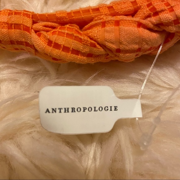 NWT Anthropologie Gingham Braided Headband - Picture 5 of 7